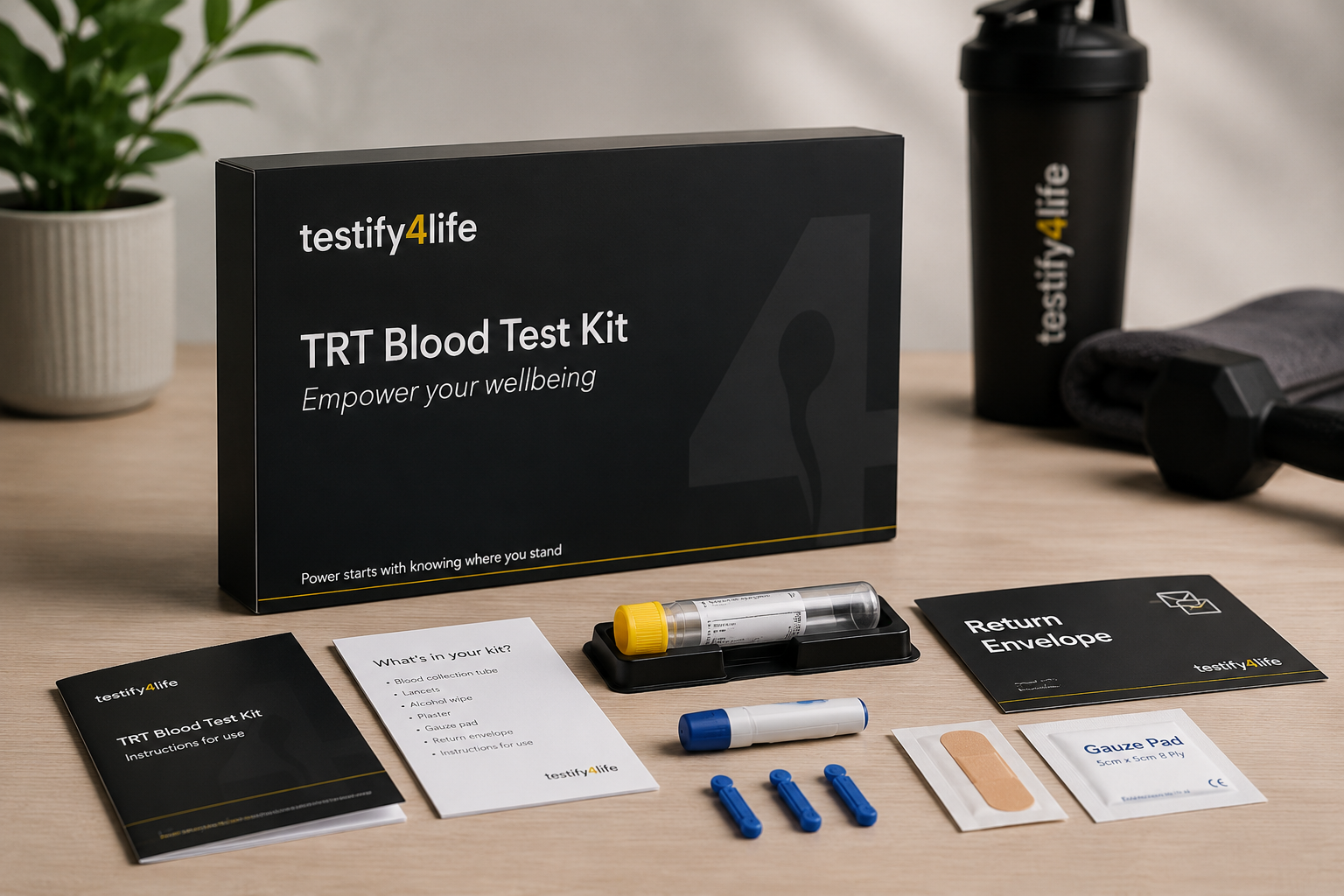 At Home Testosterone Blood Test
